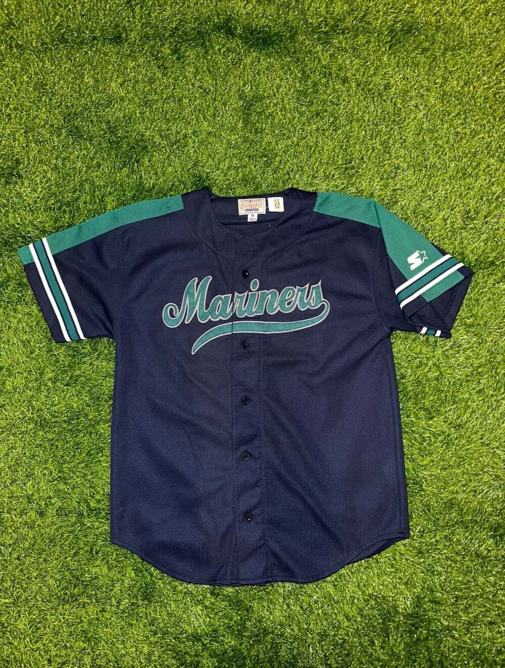 Starter Seattle Mariners Ken Griffey Jr Jersey Size M